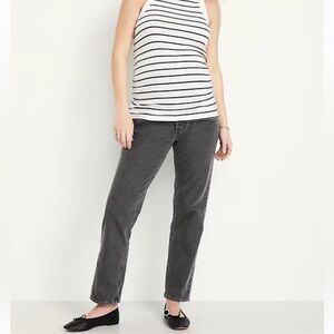 Old Navy Women's Charcoal Boyfriend Jeans